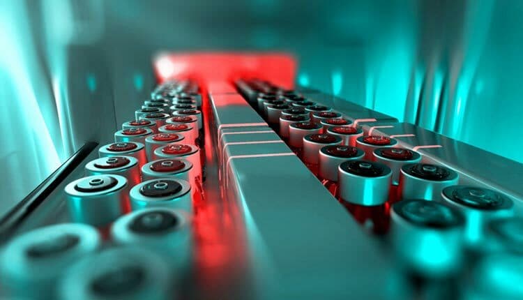 Pharmaceutical industry production line
